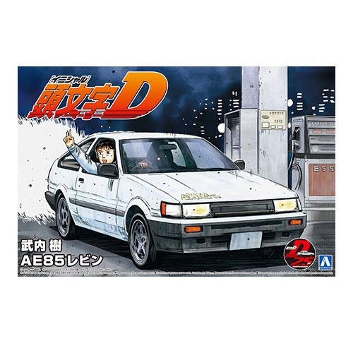 아오시마 1/24 이니셜D 타케우치 이츠키 AE85 레빈(4905083059630) - 010