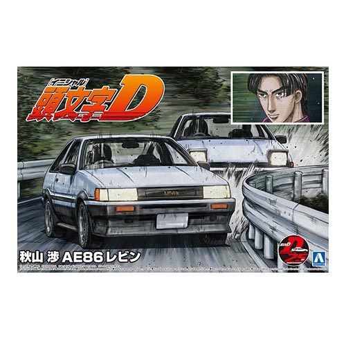 1/24 이니셜D 아키야마 와타루 AE86 레빈 (4905083059654) - 013