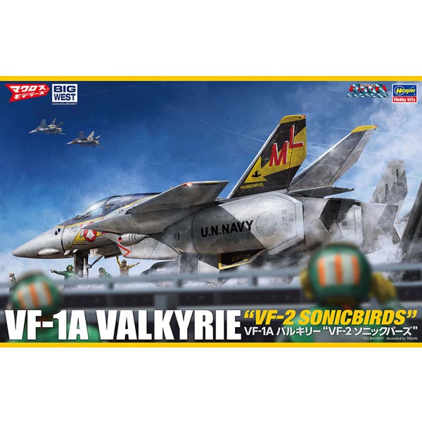 하세가와 1/48 VF-1A 발키리 VF-2 소닉 버즈 (4967834658752)