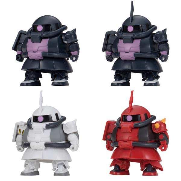 기동전사 건담 EXCEED MODEL SD-MS02 4종 캡슐