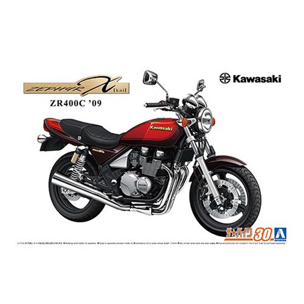 아오시마 1/12 가와사키 ZR400C ZEPHYR&chi; 09 (4905083064887) 