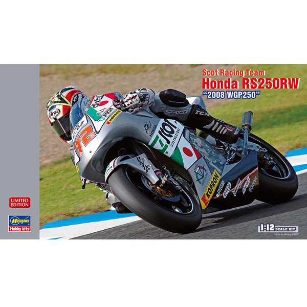 하세가와 1/12 스콧 레이싱팀 혼다 RS250RW 2008 WGP250 (4967834217485)