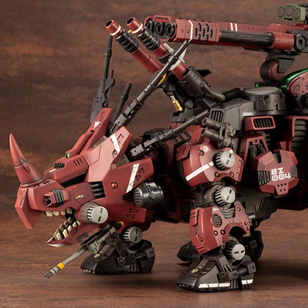 고토부키야 HMM조이드 1/72 EZ-004 레드 혼 마킹 플러스 Ver (4934054056910) - ZD183