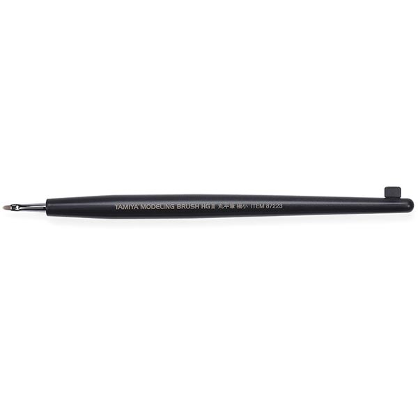 타미야 모델링 브러쥐 HG II Rounded Flat Brush Extra Small (4950344872237)