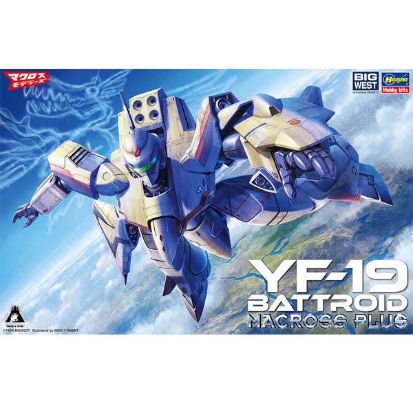 하세가와 마크로스 플러스 1/72 YF-19 배틀로이드 (4967834657335)