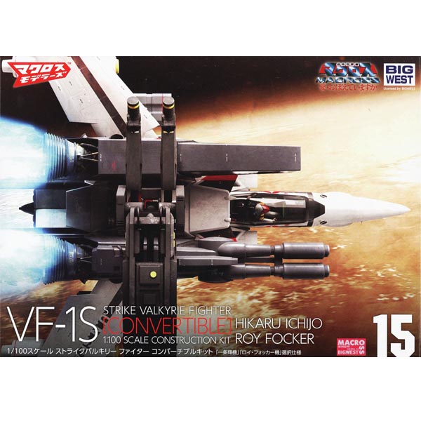 웨이브 1/100 VF-1S 스트라이크 발키리 파이터 이치죠 히카루 / 로이 포커기 (4943209190690)