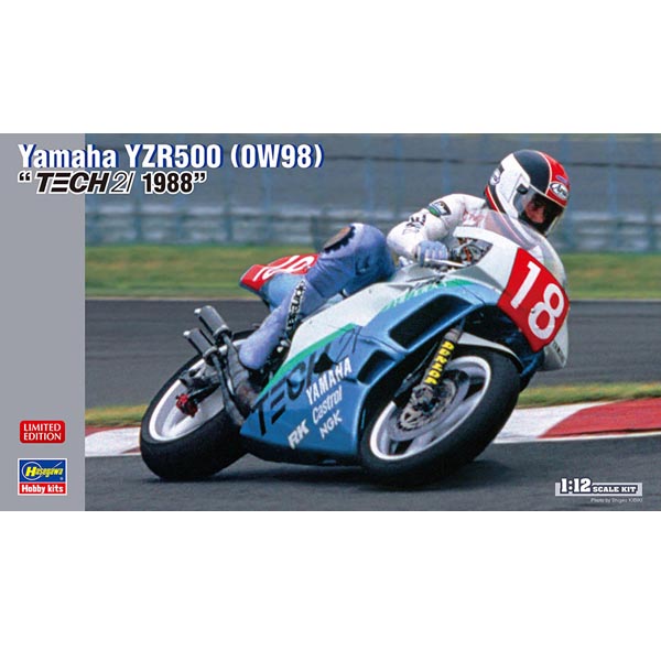 하세가와 야마하 YZR500(0W98) TECH21 1988 (4967834217621)