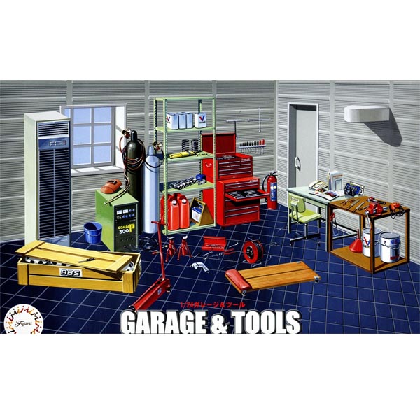 후지미 1/24 차고 & 도구 (4968728116358)