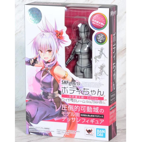 S.H.Figuarts 바디쨩 야부키 켄타로 와이어 프레임 - 그레이 (4573102666017)