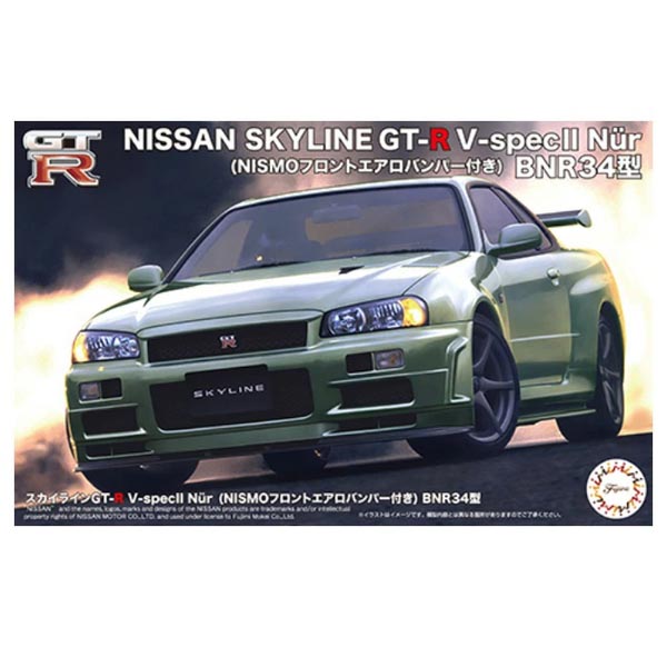 스카이 라인 GT-R V-specII Nur (NISMO 프론트 에어로 범퍼 포함) BNR34 형 (4968728046662)