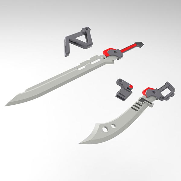 M.S.G 웨폰 유닛 54 커스터마이즈 블레이드 세트 02 (4934054064847) - MW54J