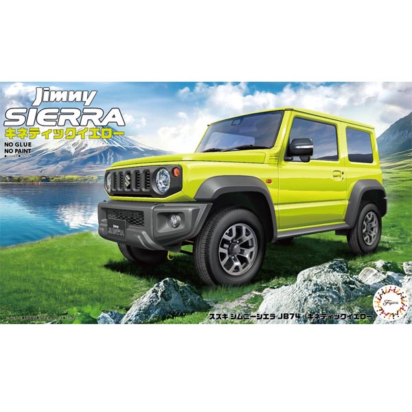 후지미 1/24 스즈키 짐니 시에라 JB74 키네틱 옐로우 (4968728066530)