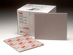 3M 소프트백 샌딩 스폰지 (2602 Super Fine - # 500 ~ # 600)