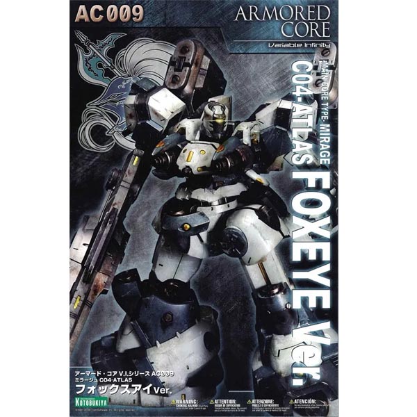 아머드코어 1/72 미라지 C04-ATLAS 폭스 아이 Ver. (4934054064984) - VI041X