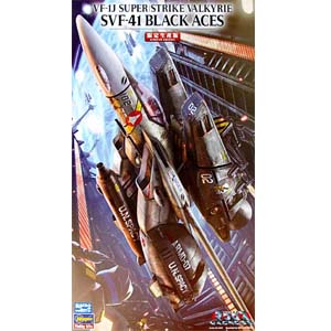 1/72 VF-1J Super/Strike Valkyrie SVF-41 Black Aces(4967834657823)