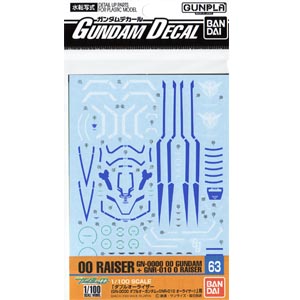 건담 데칼 1/100 OO RAISER 용 - 63