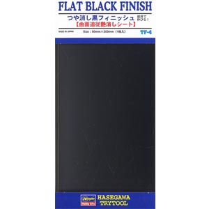 FLAT BLACK FINISH