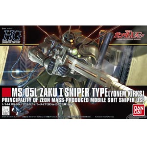 HGUC 1/144 자쿠1 스나이퍼타입-욘무 카커스 전용기(5060664)  - 137