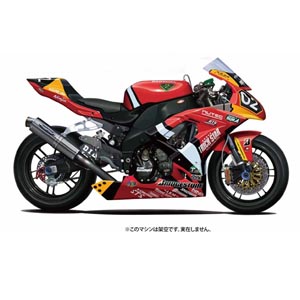 1 / 12 에바 RT 2호기 트릭스터 / Kawasaki ZX10-R 2010(141411)