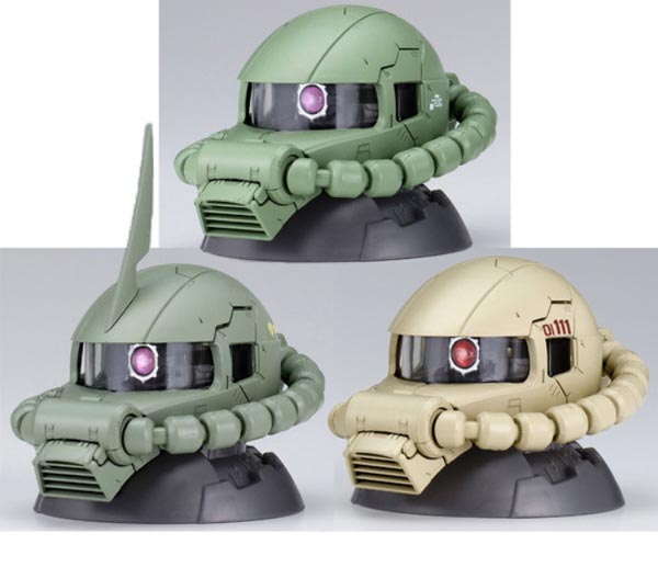 기동전사 건담 EXCEED MODEL ZAKU HEAD 5탄 4종(레어포함)