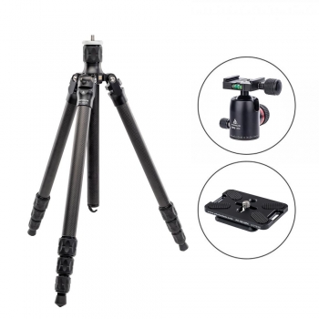 포토클램 PTC-2342TC + MINI30NS 트래블러 여행용 카본삼각대 볼헤드키트(플레이트포함)