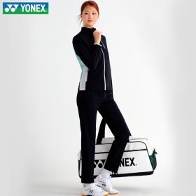 253WU002F BK+253WP002F BK 우븐 여성 트레이닝복 상하 세트