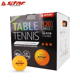 스타 탁구공 3성 (120개입) 오렌지
