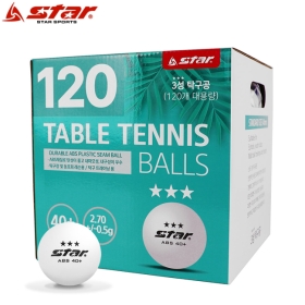 스타 탁구공 3성 (120개입) 화이트