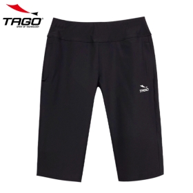 T25TQ7013W (블랙) 트리코트 7부 바지 여성