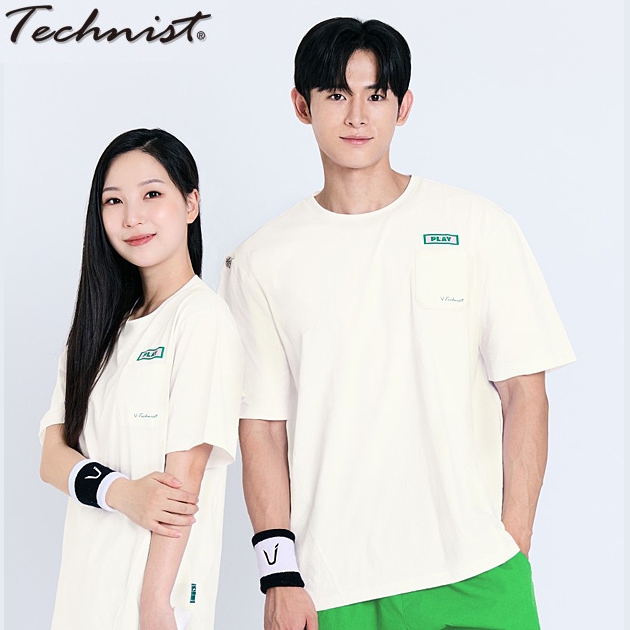 TNT65130 IVORY 남여공용 반팔티셔츠 TNT65130 IVORY 남여공용 반팔티셔츠