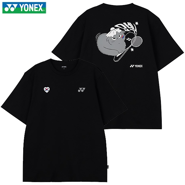 259TS012U BK 남여공용 한글에디션 캐주얼 티셔츠