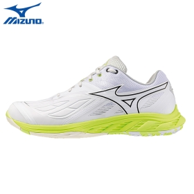 웨이브 팡 2  실버/라임 3E 와이드 (71GA231341) 미즈노 배드민턴화