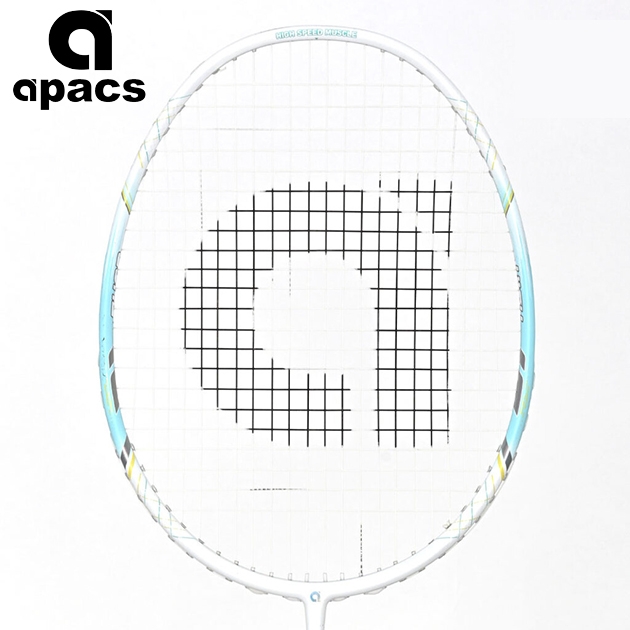 APACS 하이컨즈 555 화이트/민트 4U,5U 아펙스 배드민턴라켓