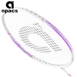 APACS 하이컨즈 555 화이트/퍼플 4U,5U 아펙스 배드민턴라켓
