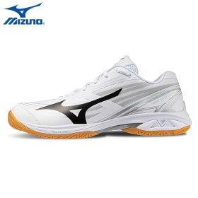 웨이브 클로4 화이트 실버 71GA264307 남여공용 미즈노 배드민턴화