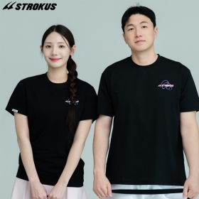 STRT-2657 BK (남여 공용 오버핏 티셔츠)