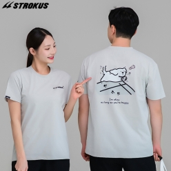 STRT-2660 GY (남여 공용 오버핏 티셔츠)