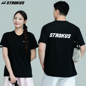 STRT-2651 BK (남여 공용 오버핏 티셔츠)