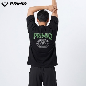 HEZ261303U 프리미크 배드민턴클럽 블랙 공용 티셔츠