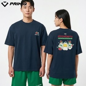 HEZ261304U 프리미크 베리스매쉬 네이비 공용 티셔츠