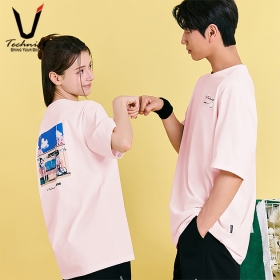 TNT56068 PK 핑크 테크니스트 남여공용 티셔츠