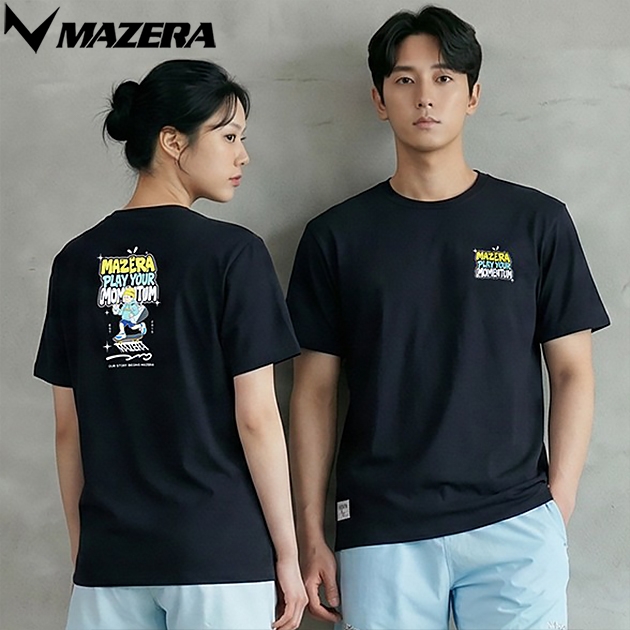 MSW-TS1621 / 블랙 남여 공용 티셔츠