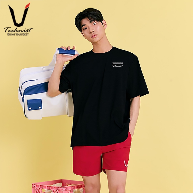 TNT66022 BK + TNP66029 RD 남여공용 코디 TNT66022 BK + TNP66029 RD 남여공용 코디