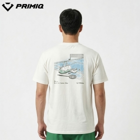 HCT261208U 프리미크 랠리 아이보리 공용 티셔츠