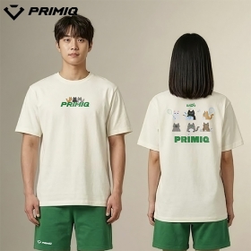 HCT261206U 프리미크 네냥이2 아이보리 공용 티셔츠