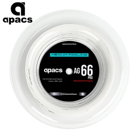 APACS 스트링 AG66 화이트 PRO 0.66mm//200M 롤 스트링 거트