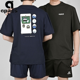 가챠 티셔츠 남여공용 배드민턴 티셔츠 2컬러