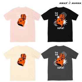 코튼라이크 세미오버핏 남녀공용 티셔츠 - 굿럭