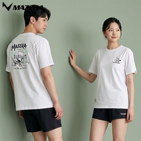 MSW-TS1625 / 화이트 남여 공용 티셔츠