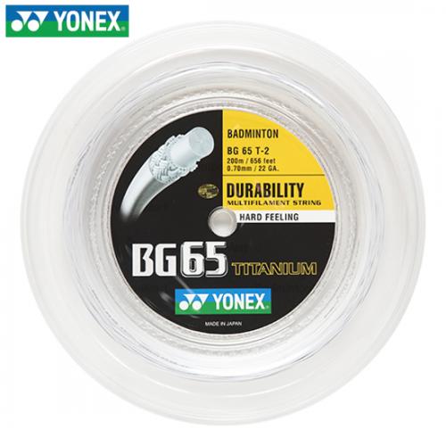 BG-65TI WH TITANIUM 화이트/200M 롤 스트링 거트